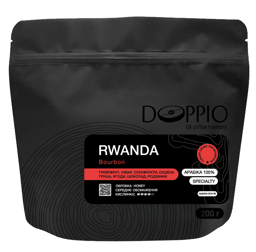 фото кава Арабіка 100% Руанда Bourbon