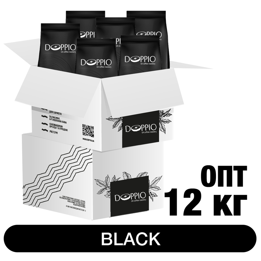 фото кава ОПТ Бленд BLACK 12 кг