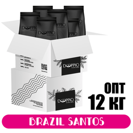 фото кава Опт Бразилія Santos NY 12 кг