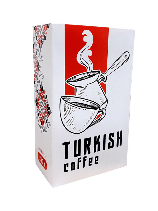 Turkish Coffee, вакуумированный кофе молотый под турку, 250 г
